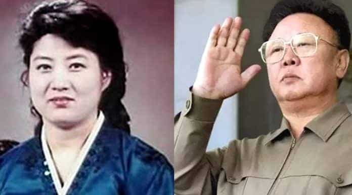 Kim Jong-un's mom and dad. See how he resembles his father.