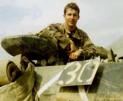 The military years of James Blunt.