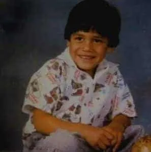 This is Roman Reigns in his childhood days.