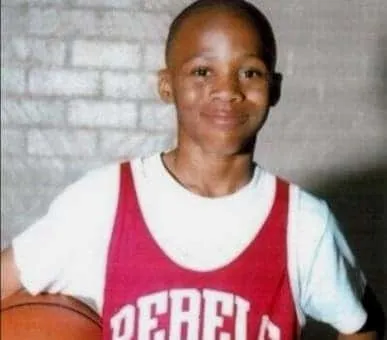 Young James Harden before he became famous.