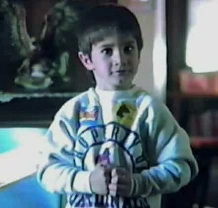 Young Seth Rollins as a kid.