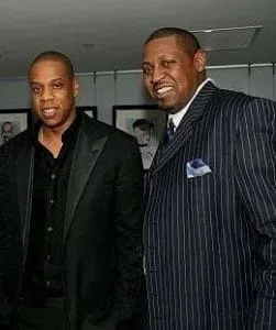 Jay-Z with Elder Brother Eric Credits: Pinterest.