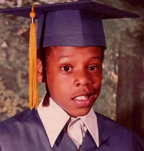 Young Jay-Z in elementary school. Credits: Twitter.