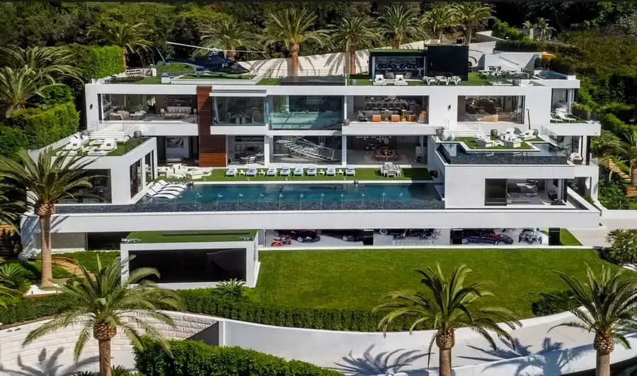 Section View of Jay-Z and Beyonce's $88 million house at Bel-Air in Los Angeles. Credits: Business Insider.