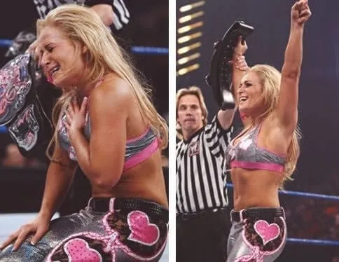 Natalya first won the WWE Divas Championship in November 2010.