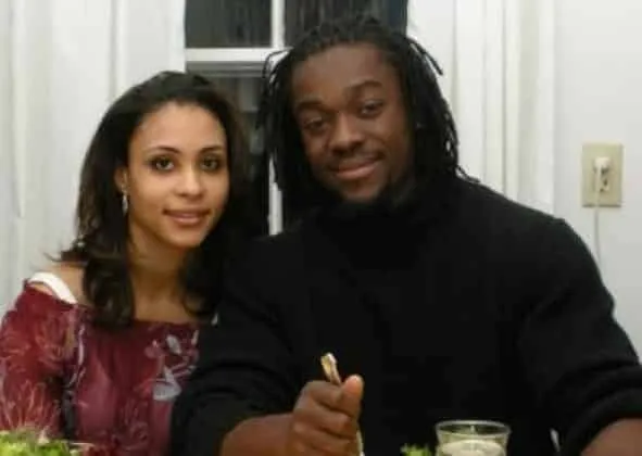 Kofi Kingston and his wife Kori.