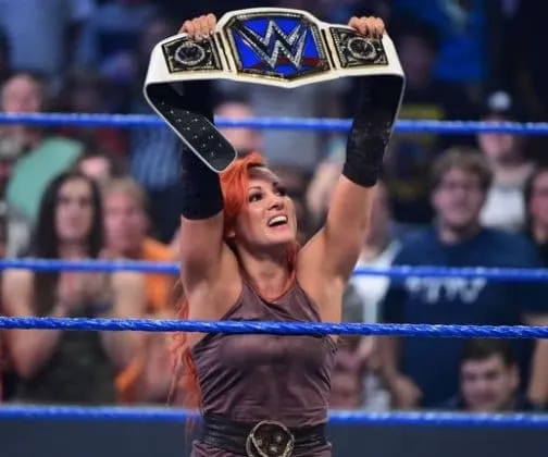 Becky Lynch Won the First SmackDown Women's Championship in 2016. Credits: Sky Sports.