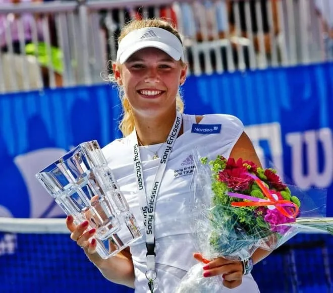 Caroline Wozniacki won the Nordic Light Open in Stockholm in 2008.