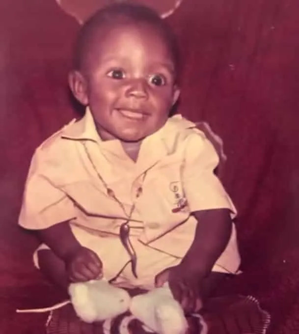 Kamaru Usman as a Child