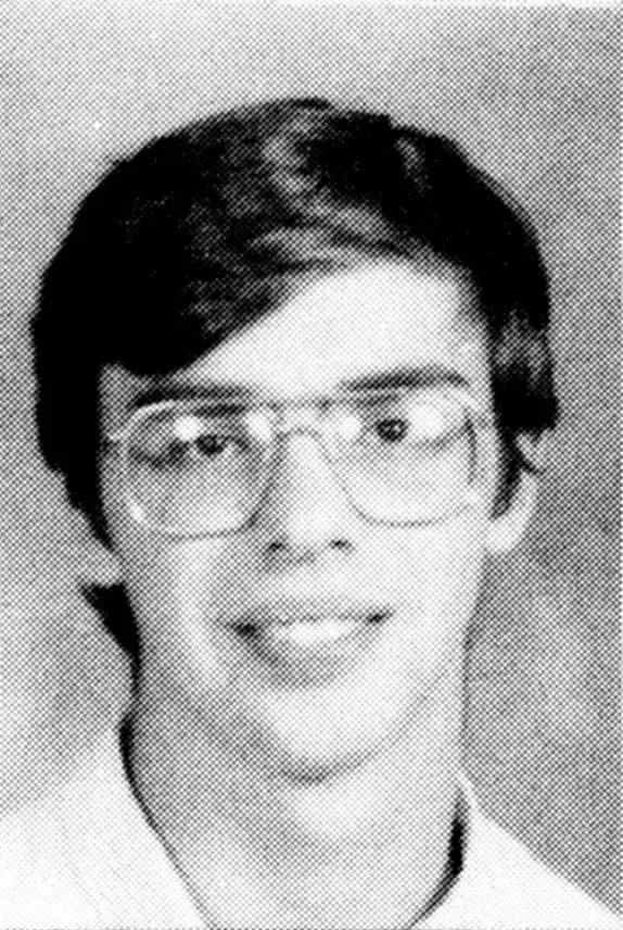Photo of Larry Page at East Lansing High School.