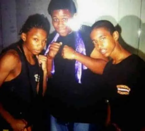 Jarell Miller (middle) began training in boxing in the year 2002.