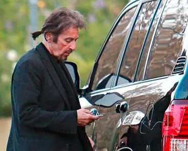 Al Pacino has a black Lexus GX 470  in his car collection.