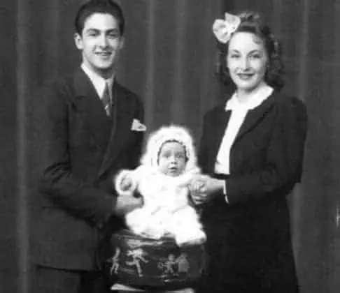Baby Al Pacino with Parents Sal and Rose.
