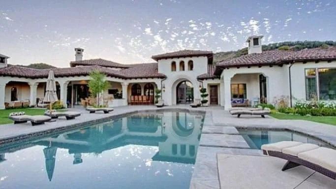 Britney Spears home at Los Angeles.