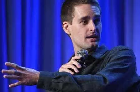 Evan Spiegel lives in the present and advocates that others do the same.
