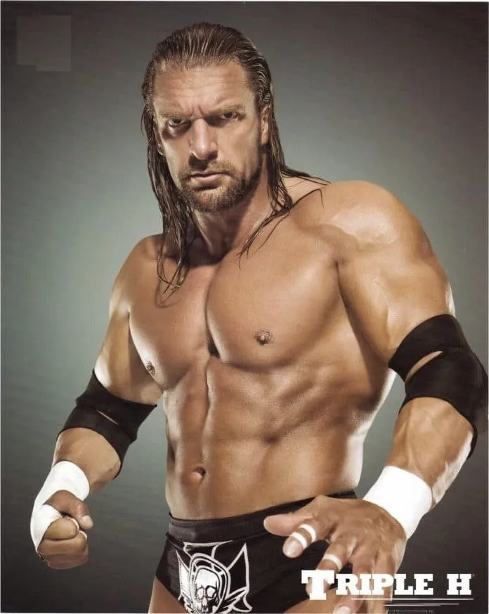 Triple H is one among very few wrestlers without Tattoos.