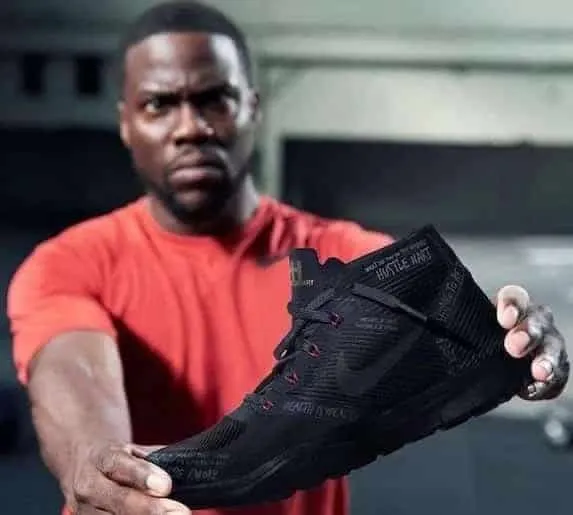 Kevin Hart endorses Nike among other brands.