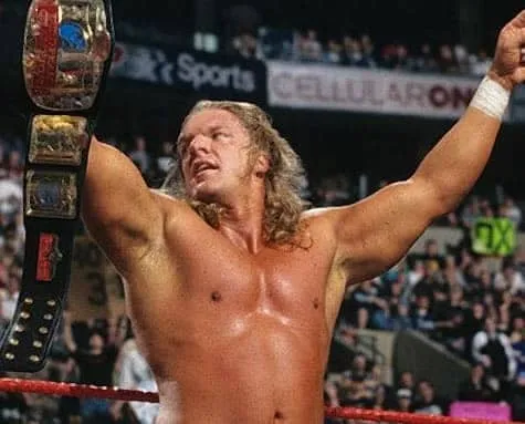 Triple H took a step closer to fame by winning the European Championship Title in 1998.