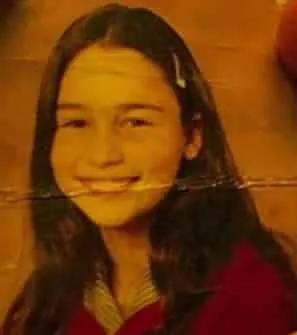 Photo of Emilia Clarke during her high school days.