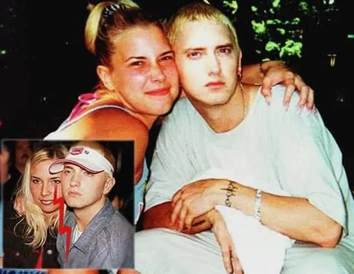 Eminem and his ex-wife Kim started out as teenage lovers.