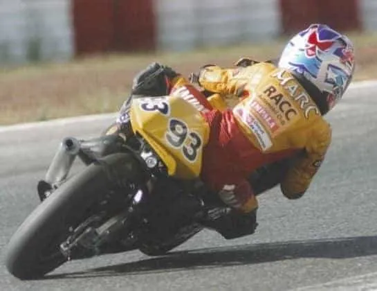 Marc Marquez was racing during a 125cc championship in 2005.