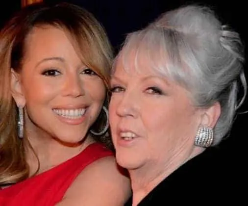 Mariah Carey with mother Patricia.