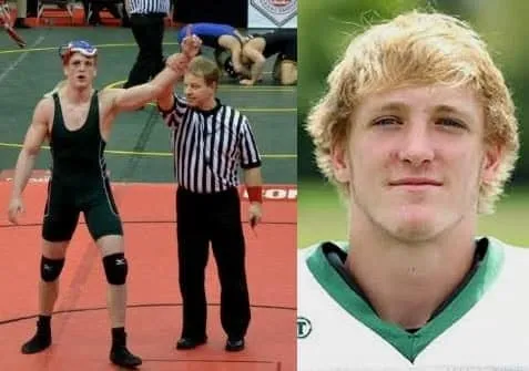 Logan actively participated in high school wrestling and football.