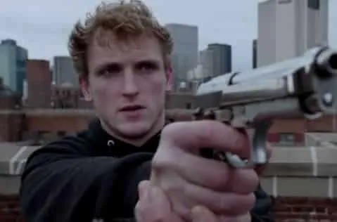 Logan Paul playing the role of a villain in the TV show “Law & Order”.
