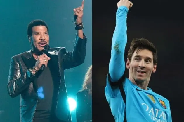 Barcelona star Lionel Messi was named after Lionel Richie.