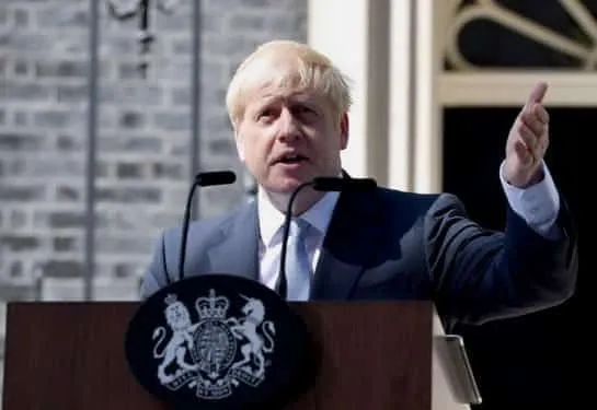 Boris Johnson became U.K Prime Minister in July 2019.