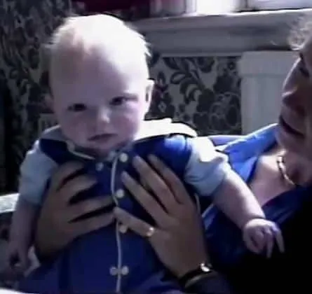This is Ed Sheeran as a baby.