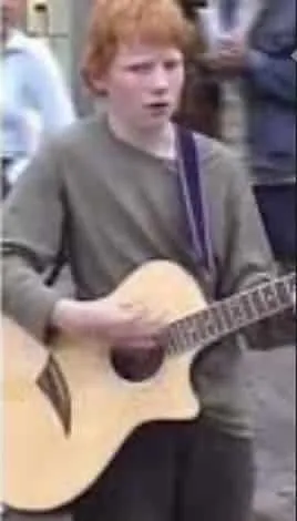 Ed Sheeran before he made it - the good-old early career years.