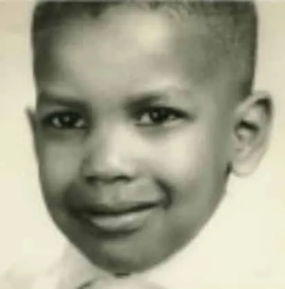 One of Denzel Washington's childhood photos.