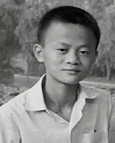 Young Jack Ma before he made it.