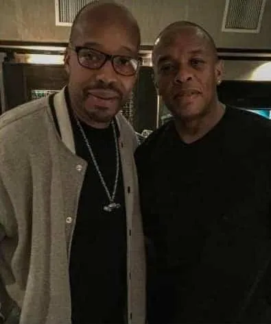 Dr Dre with one of his brothers Warren G.