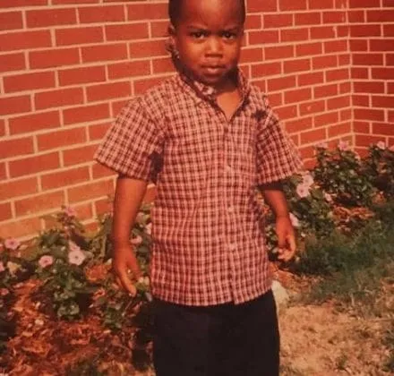 This is little Khalid Robinson, in his Childhood.