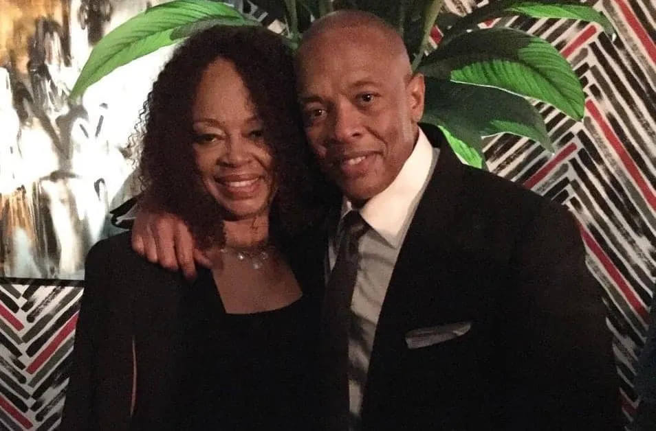 Dr Dre with his loving mother Verna.
