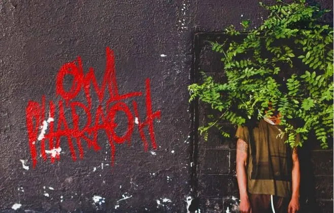 Travis Scott’s first full-length professional project – Owl Pharaoh – cover.