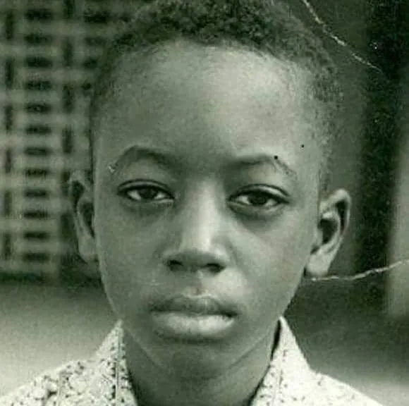 This is one of the earliest childhood photos of Sanusi Lamido Sanusi.