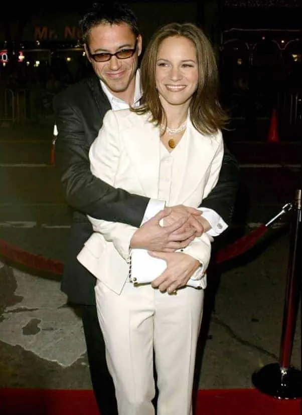 Robert and Susan in a romantic mood at the production of Gothika in 2003.