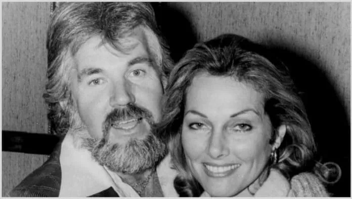 Kenny Rogers with one of his ex-wives Marianne Gordon.