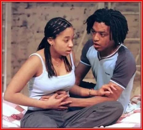 A rare capture of him performing a play in the 1990s. Yes, he once had dreads.