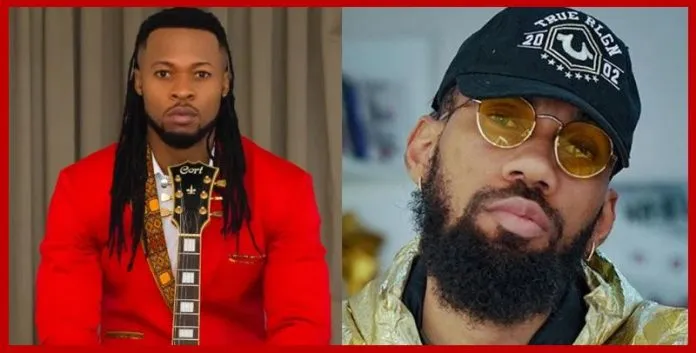 She had a relationship fling with Flavour (L) and Phyno (R).