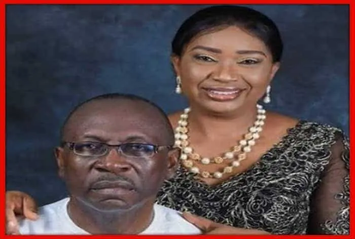 Pst Osagie in a photo with his adorable wife, Prof (Mrs) Ize-Iyamu.