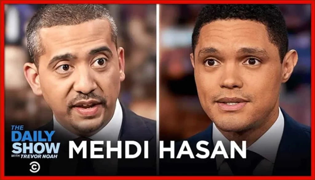 Mehdi Hasan - Assessing the Last Democratic Presidential Debate of 2019 on Trevor Noahs' The Daily Show. 📷: wisconsingazette