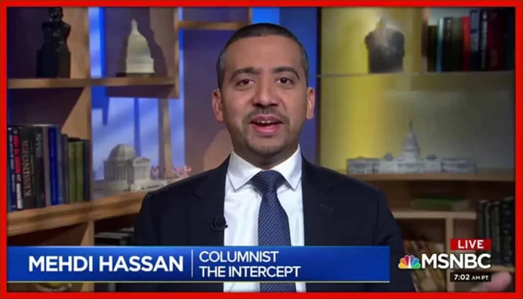 Mehdi Hasan at his best on MSNBC TV doing his job. 📷: newenglishreview