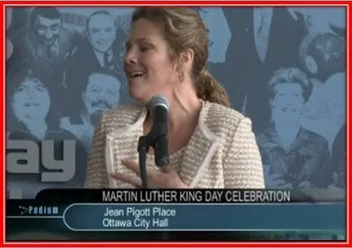 Can you believe it? She courageously sang on Martin Luther King, Jr. Day.