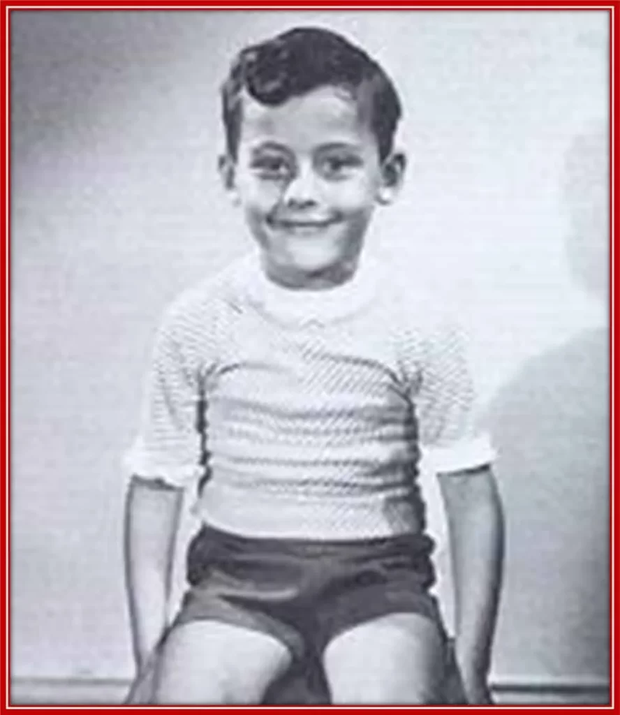 An early picture of Jean Reno as a child.