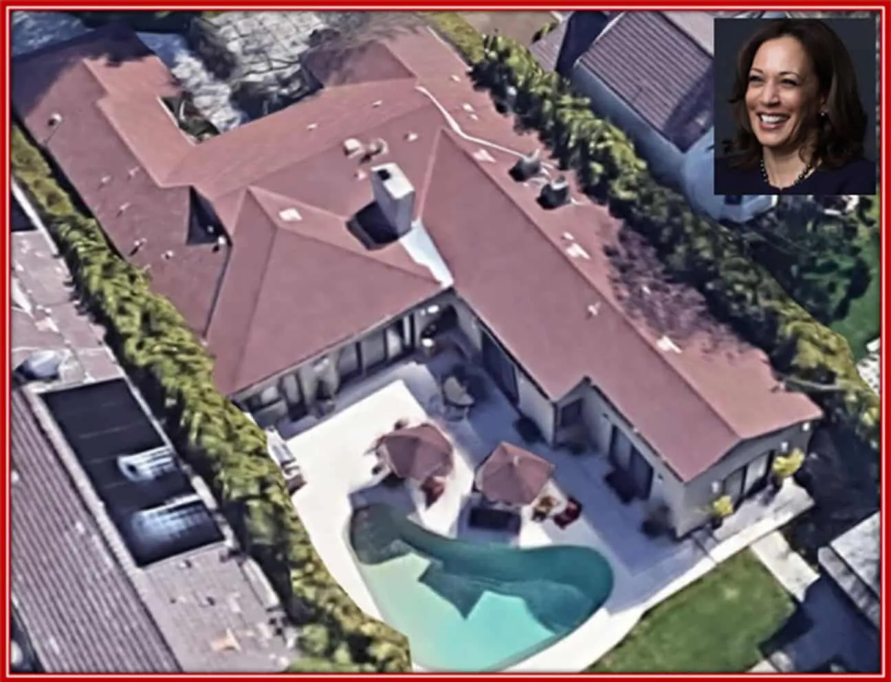 Here is her family’s $4.8 million home in Los Angeles.