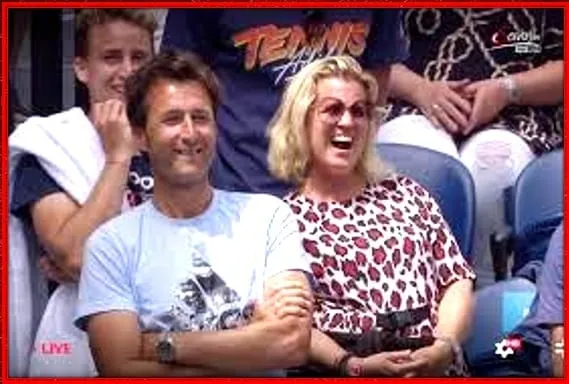 Meet Dominic Thiem's parents - Wolfgang and Karin as they cheer their son.